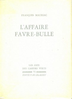 Cover L'affaire Favre-Bulle (eBook, ePUB)