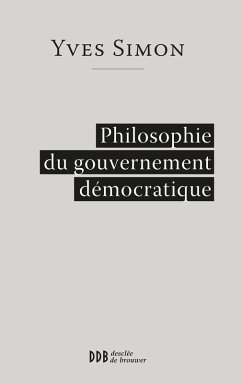 Cover Philosophie du gouvernement démocratique (eBook, ePUB)