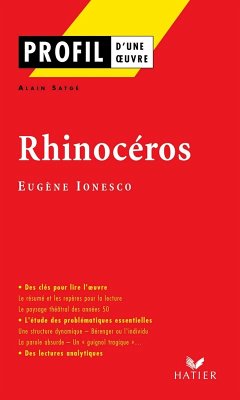 Cover Profil - Ionesco (Eugène) : Rhinocéros (eBook, ePUB)
