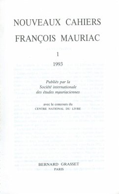Cover Nouveaux cahiers François Mauriac n°01 (eBook, ePUB)