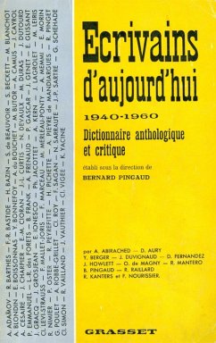 Cover Ecrivains d'aujourd'hui 1940-1960 (eBook, ePUB)