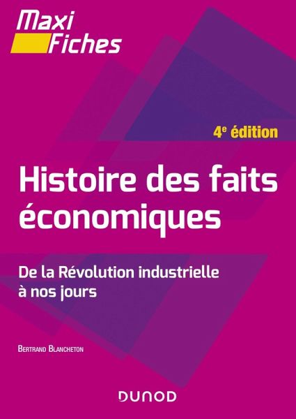 Maxi fiches - Histoire des faits économiques - 4e éd. (eBook, ePUB)
