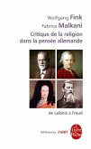 Critique de la religion dans la pensée allemande du XVIIIe au XXe siècles (eBook, ePUB)