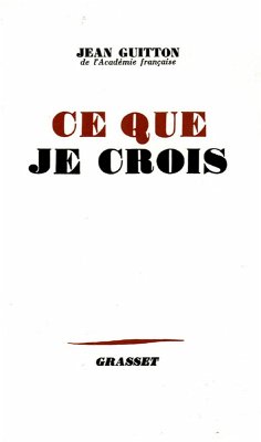 Cover Ce que je crois (eBook, ePUB)
