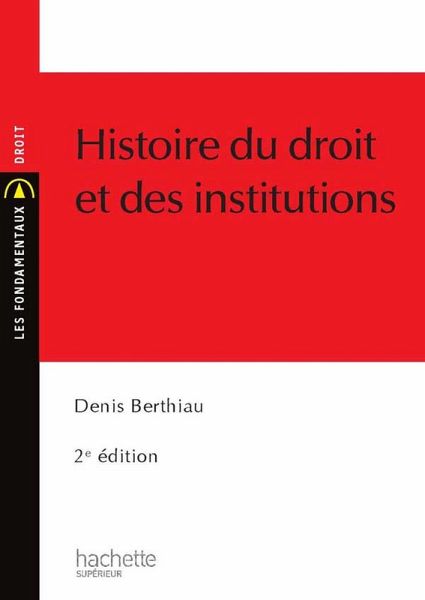 Histoire du droit et des institutions - Ebook epub (eBook, ePUB)