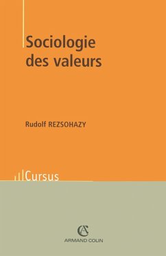 Sociologie des valeurs (eBook, ePUB) - Rezsohazy, Rudolf