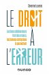Le droit à l'erreur (eBook, ePUB) - Bild 1