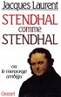 Stendhal comme Stendhal (eBook, ePUB) - Bild 1