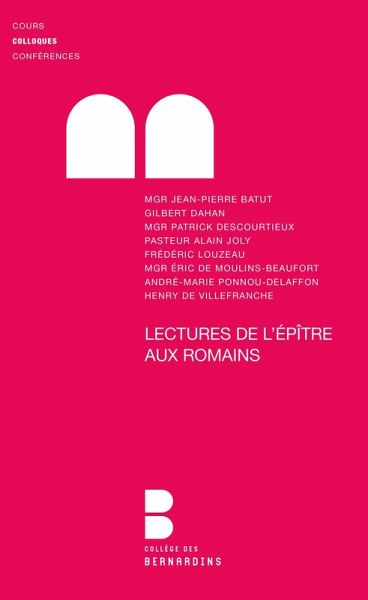 Lectures de l'Epître aux Romains (eBook, ePUB)
