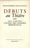 Débuts au théâtre (eBook, ePUB)