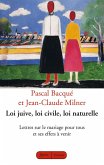 Loi juive, loi civile, loi naturelle (eBook, ePUB)