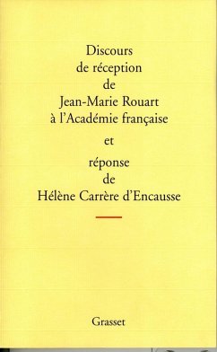 Discours de réception à l'Académie française (eBook, ePUB) - Rouart, Jean-Marie