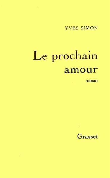 Le prochain amour (eBook, ePUB)