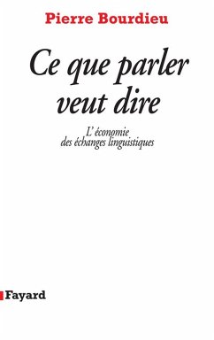 Cover Ce que parler veut dire (eBook, ePUB)