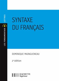 La syntaxe du français (eBook, ePUB) - Maingueneau, Dominique