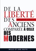 De la liberté des anciens comparée à celle des modernes (eBook, ePUB)