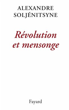 Révolution et mensonge (eBook, ePUB) Cover Révolution et mensonge (eBook, ePUB)