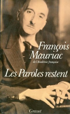 Les paroles restent (eBook, ePUB) - Mauriac, François