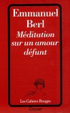 Méditation sur un amour défunt (eBook, ePUB)