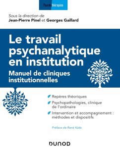 Cover Le travail psychanalytique en institution (eBook, ePUB)