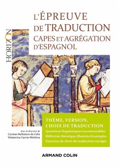 L'épreuve de traduction - Capes et agrégation d'espagnol (eBook, ePUB) - García Márkina, Yekaterina; Ballestero de Celis, Carmen