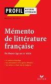 Profil - Mémento de la littérature française (eBook, ePUB)