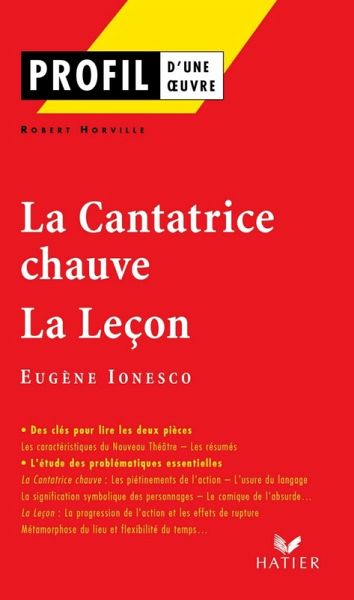 Profil - Ionesco (Eugène) : La Cantatrice chauve - La Leçon (eBook, ePUB)