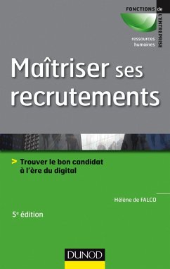Cover Maîtriser ses recrutements - 5e éd (eBook, ePUB)