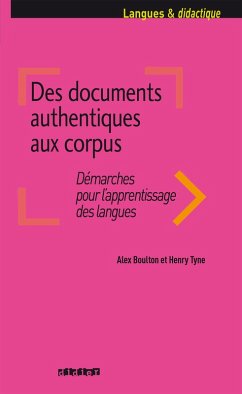 Cover Des documents authentiques aux corpus - Ebook (eBook, ePUB)