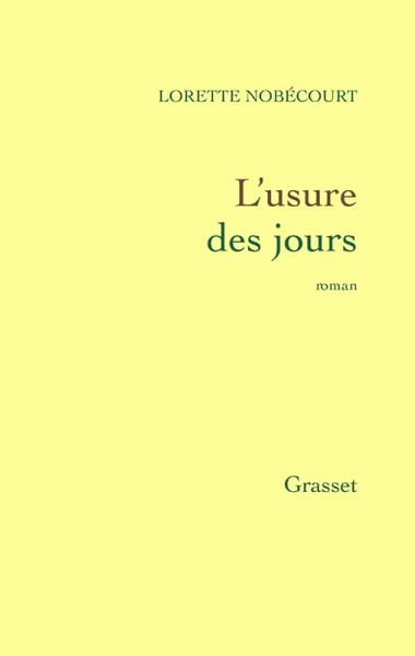 L'usure des jours (eBook, ePUB) L'usure des jours (eBook, ePUB)