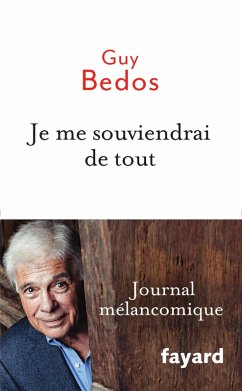 Je me souviendrai de tout (eBook, ePUB) Cover Je me souviendrai de tout (eBook, ePUB)