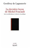 La dernière leçon de Michel Foucault (eBook, ePUB)