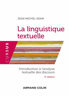 La linguistique textuelle - 4e éd. (eBook, ePUB) - Adam, Jean-Michel
