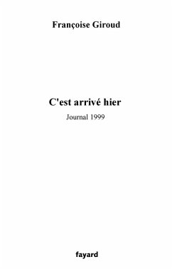 Cover C'est arrivé hier (eBook, ePUB)