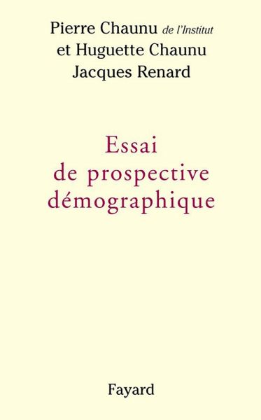 Essai de prospective démographique (eBook, ePUB)