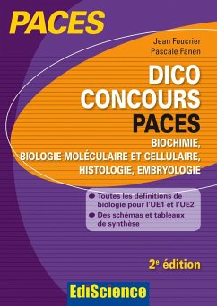 Dico Concours PACES - 2e ed. (eBook, ePUB) - Foucrier, Jean; Fanen, Pascale