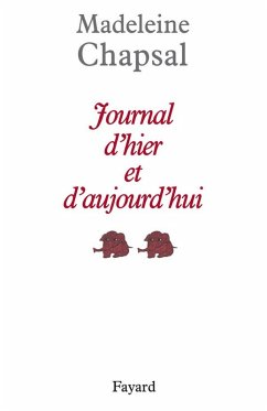 Cover Journal d'hier et d'aujourd'hui (eBook, ePUB)
