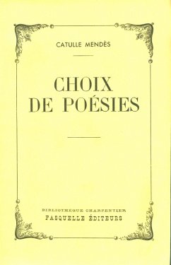 Cover Choix de poésies (eBook, ePUB)