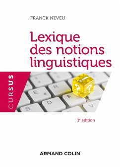 Cover Lexique des notions linguistiques - 3e éd. (eBook, ePUB)