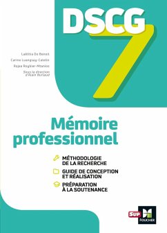 Cover DSCG 7 - Mémoire professionnel - Manuel (eBook, ePUB)