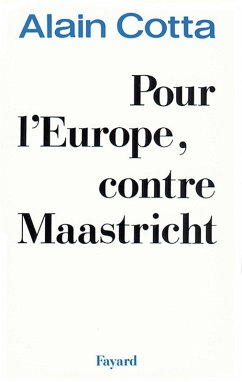 Cover Pour l'Europe, contre Maastricht (eBook, ePUB)