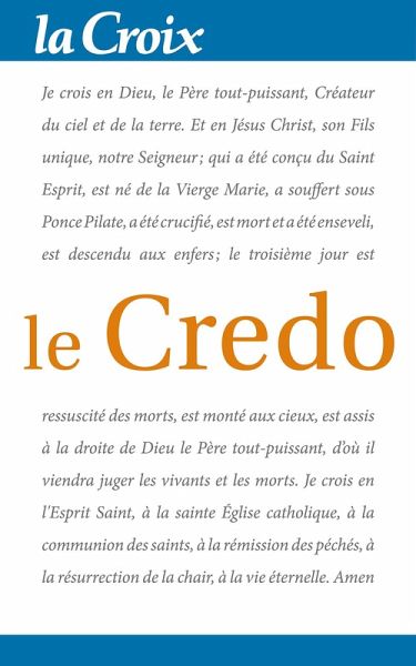 Le Credo (eBook, ePUB)