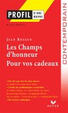 Profil - Rouaud (Jean) : Les Champs d'Honneur, Pour vos cadeaux (eBook, ePUB)