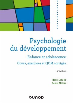 Psychologie du développement - 4e éd. (eBook, ePUB) - Lehalle, Henri; Mellier, Daniel