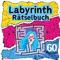 Cover Labyrinth Buch für Mädchen, Tweens, Teenager Mitmachbuch Cooles Rätselbuch für Kinder Geschenkidee unter 15 Euro Mädchen Freundin