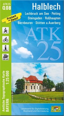 Cover ATK25-Q08 Halblech (Amtliche Topographische Karte 1:25000)