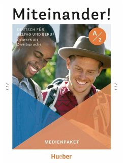 Cover Miteinander! Deutsch für Alltag und Beruf A2, m. 1 Audio-CD, m. 1 Audio-CD, m. 1 DVD, m. 1 Audio-CD, m. 1 Audio-CD
