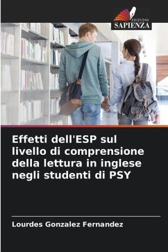 Effetti dell'ESP sul livello di comprensione della lettura in inglese negli studenti di PSY - Gonzalez Fernandez, Lourdes