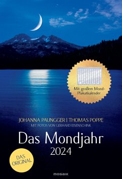Das Mondjahr 2024 - Wand-Spiralkalender - Paungger, Johanna;Poppe, Thomas