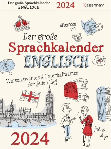 Der große Sprachkalender Englisch 2024 von Birgit Adam Kalender